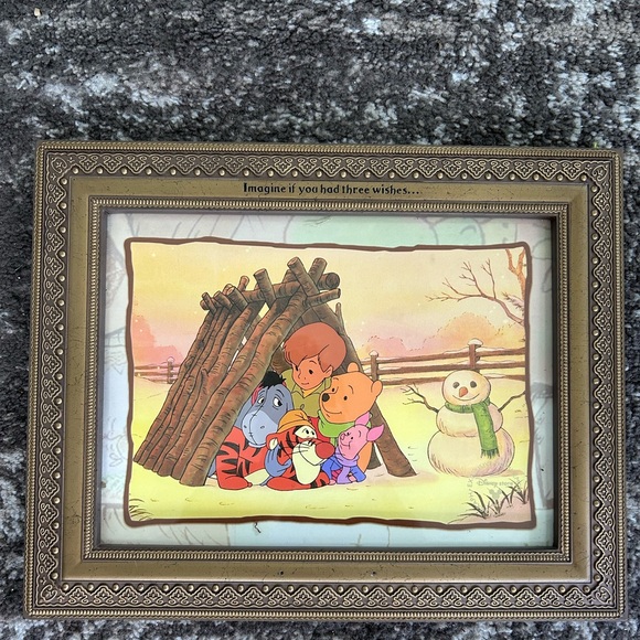 Disney Store Exclusive Framed Winnie The Pooh Art - Picture 1 of 4